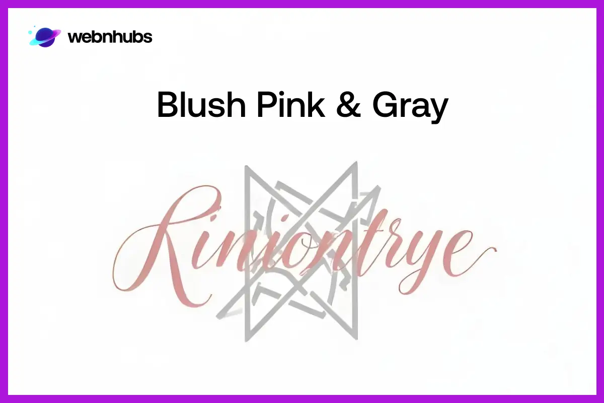 Blush Pink & Gray