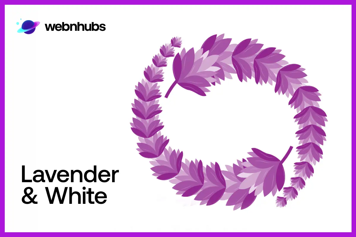Lavender & White