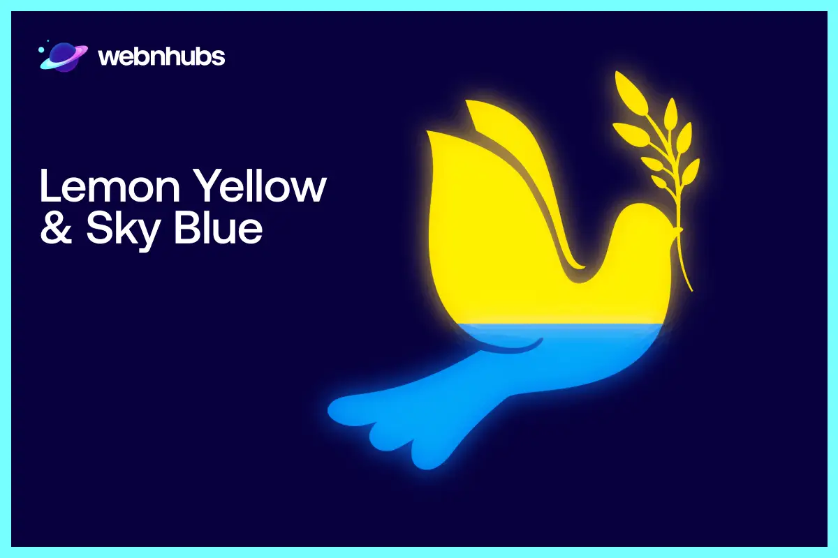 Lemon Yellow & Sky Blue
