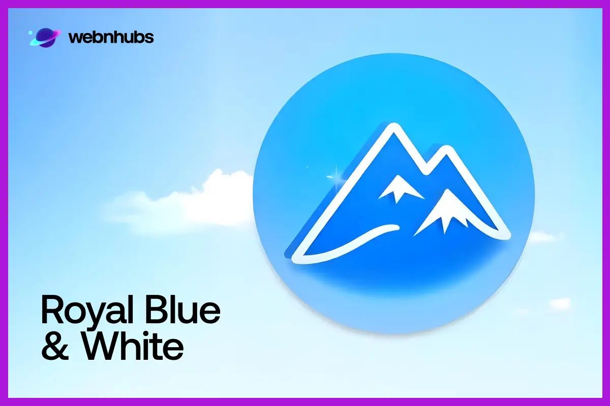 Royal Blue & White