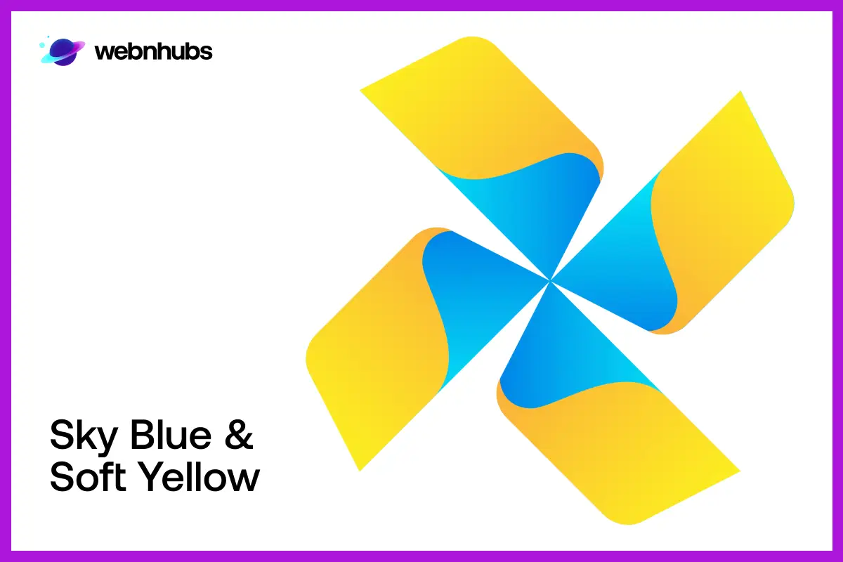 Sky Blue & Soft Yellow