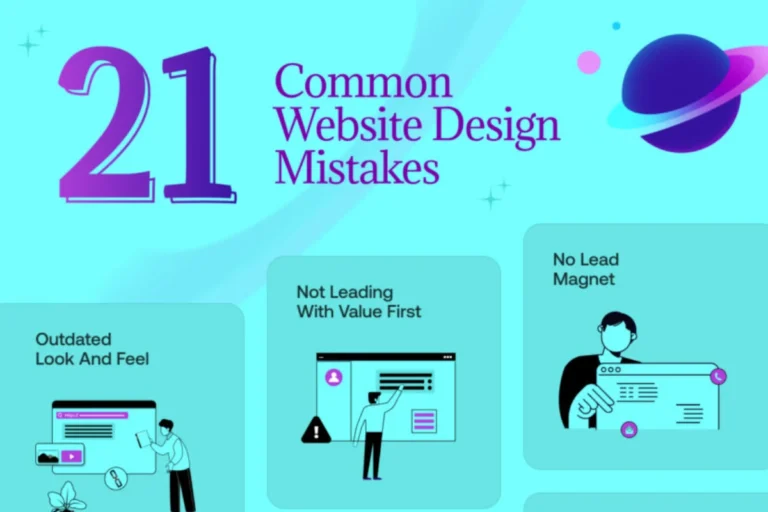 Top 21 Website Design Mistakes You Should Avoid