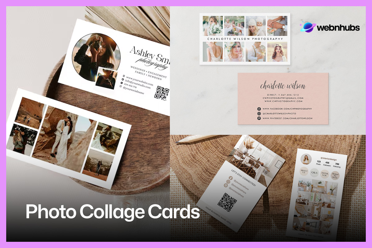 Full-Page Image and Photo Collage Cards