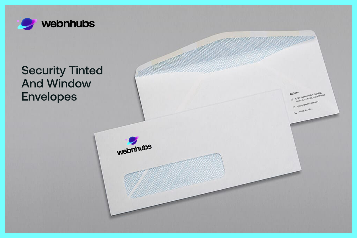 Security Tinted and Window Envelopes