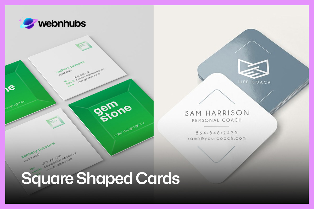 Square Shape Cards