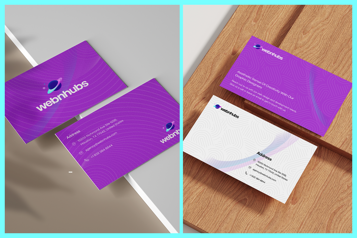 Textured business cards