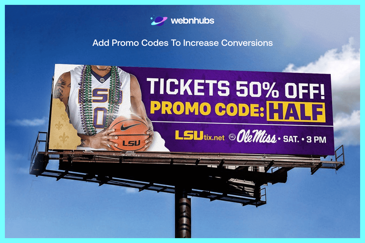 Add Promo Codes to Increase Conversions 