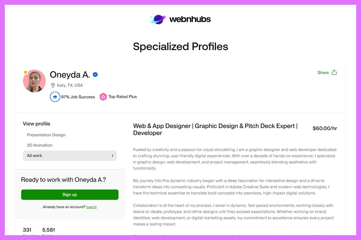 Specialized Profiles