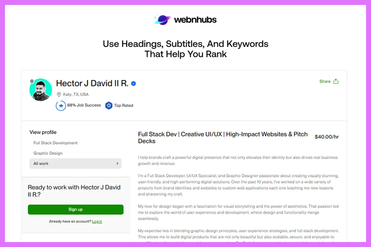 Use Headings, Subtitles, and Keywords That Help You Rank