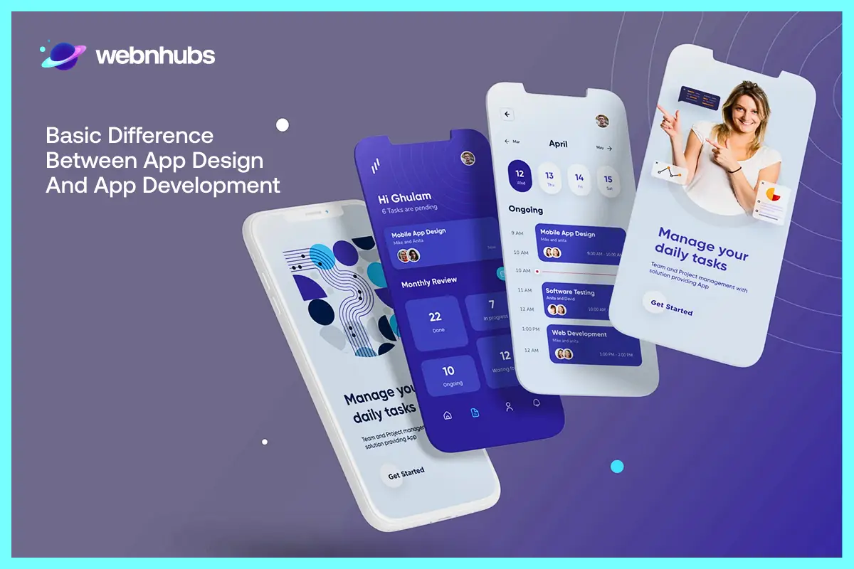 Basic Difference Between App Design and App Development