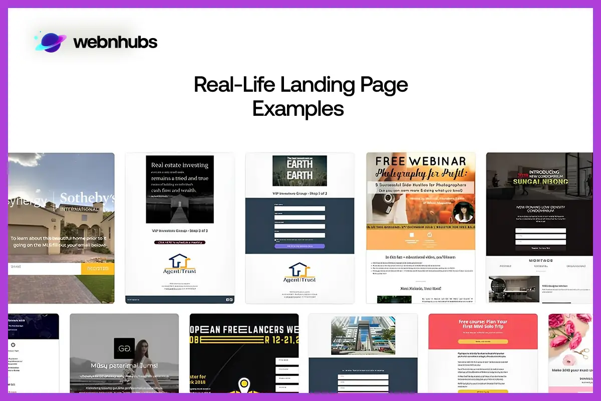 Real-Life Landing Page Examples