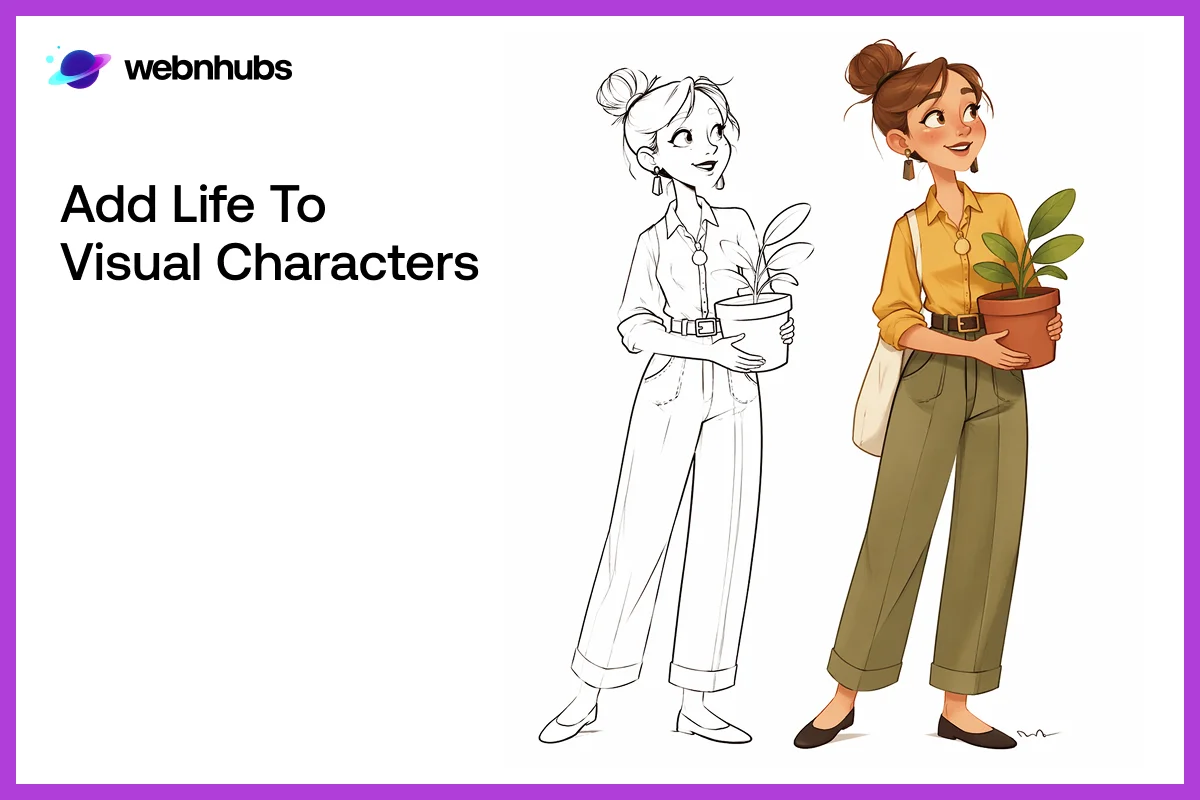 Add Life to Visual Characters
