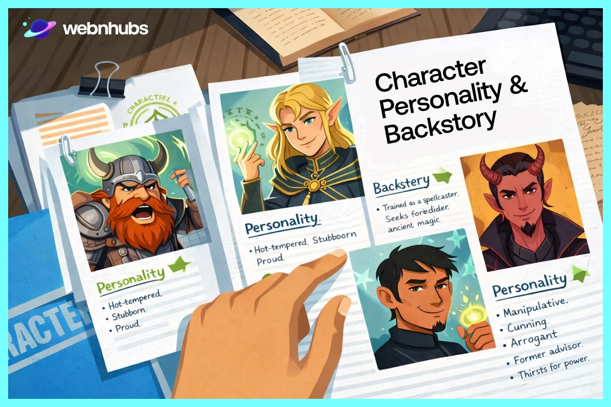 Character Personality & Backstory