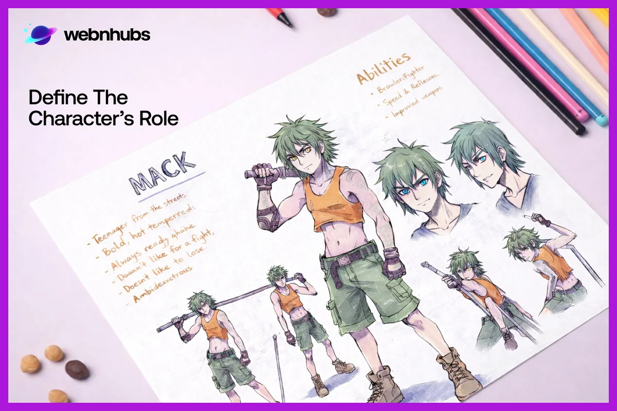 Define the Character’s Role
