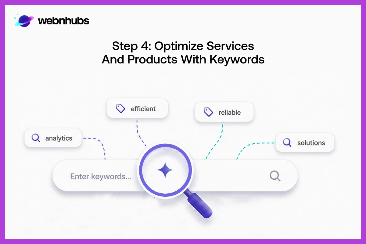 Optimize Services and Products with Keywords